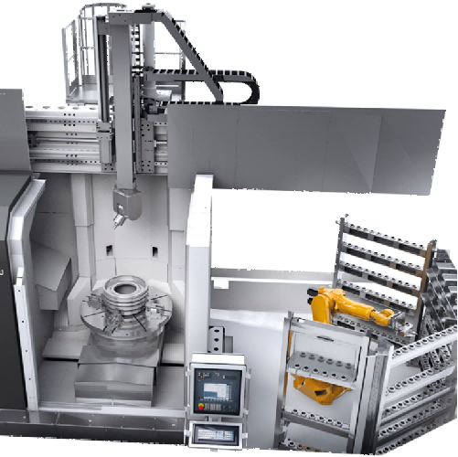CNC machining center floor with 2-axis 3-axis 5-axis capabilities for mechanical components