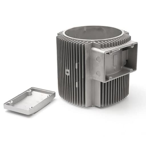 Low-pressure aluminum castings with CNC secondary machining for machinery components