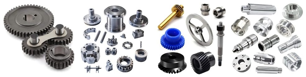 Assorted CNC machined components